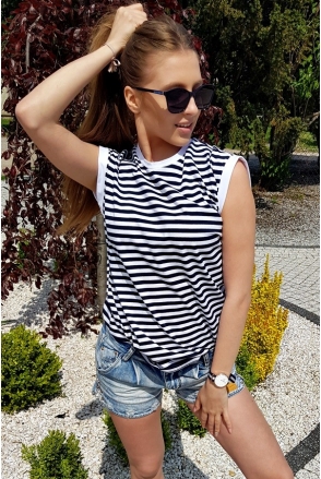 BLUZKA LILI PASKI granat