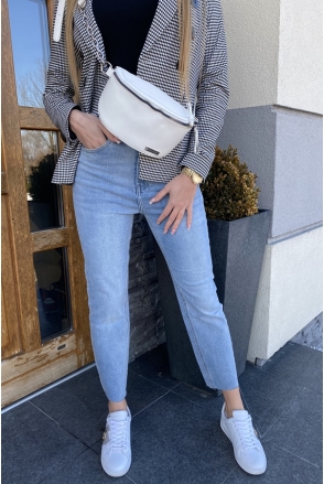 SPODNIE JEANS jasny niebieski Denim 3D 1236