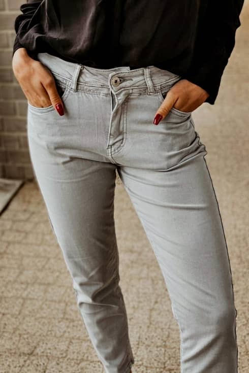 Spodnie damskie Jeans MONDAY szare 3125