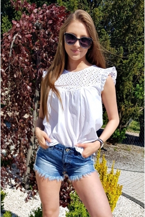 SPODENKI SZORTY JEANS STYLE LAMPAS M5692