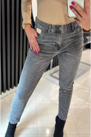 SPODNIE damskie JEANS Black Denim M-18