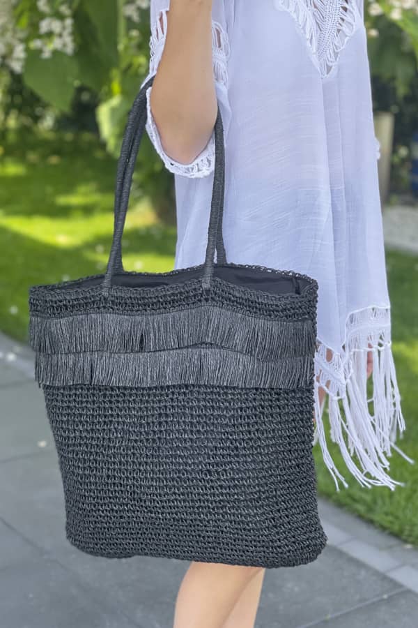 Pleciona Torba Shopper Pla Owa Maxi Hawaii