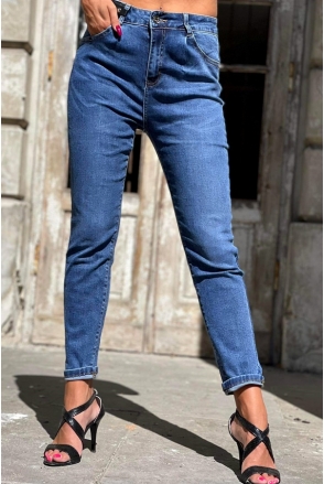 SPODNIE damskie JEANS Blue Denim BF206