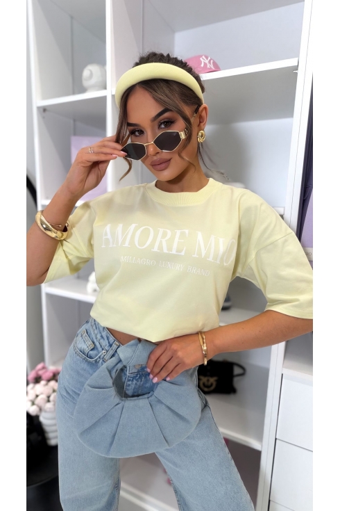 T-shirt bluzka oversize Millagro Amore Mio