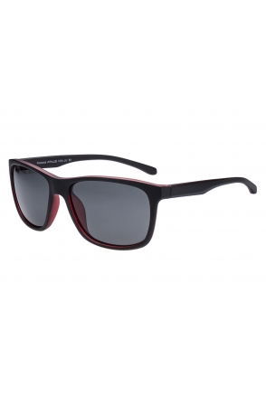 OKULARY POLARYZACJA NERDY 101B DWUTON RED