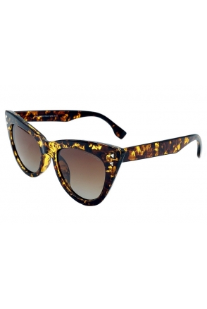 OKULARY POLARYZACJA damskie LISSA BROWN SPOTS V1