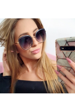 OKULARY FASHION PRZECIWSŁONECZNE SUZI 6863 CZARNE