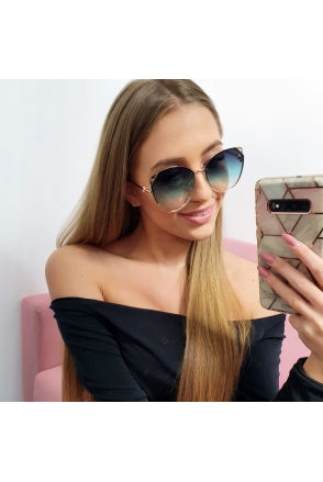 OKULARY FASHION PRZECIWSŁONECZNE LUIS 5195 TURKUS