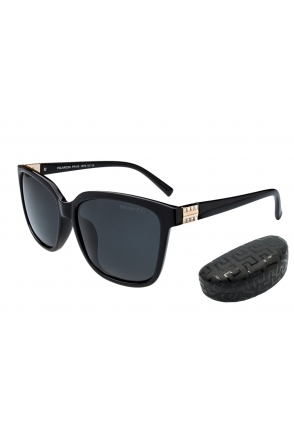 OKULARY POLARYZACJA damskie etui MILA BLACK V57