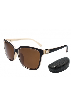 OKULARY POLARYZACJA damskie etui MILA BROWN CR V57