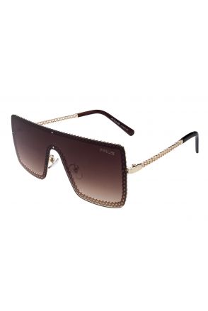 OKULARY PRZECIWSŁONECZNE STYL GLAMOUR BROWN P12