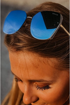OKULARY PRZECIWSŁONECZNE FASHION MUCHY BLUE P38