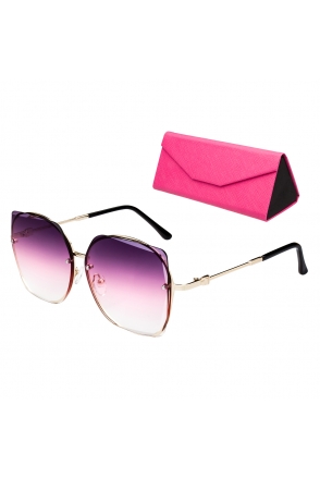 OKULARY damskie filtr Aurora Lux 4746 Fiolet