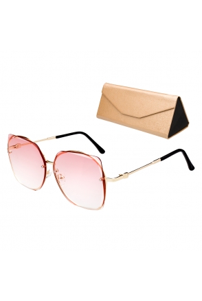 OKULARY damskie filtr Aurora Lux 4746 Róż
