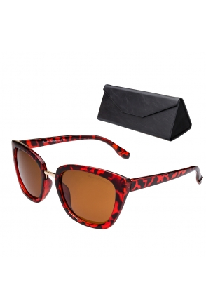 OKULARY POLARYZACJA damskie etui MILLY BROWN 102