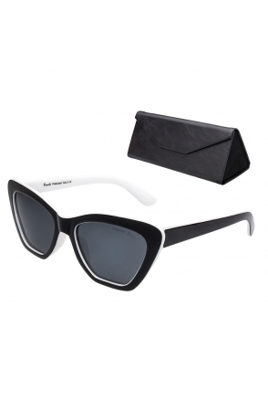 OKULARY POLARYZACJA damskie etui Glare BlackWh 103