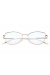 OKULARY damskie ZERÓWKI filtr BLUE LIGHT 95761 BIAŁY