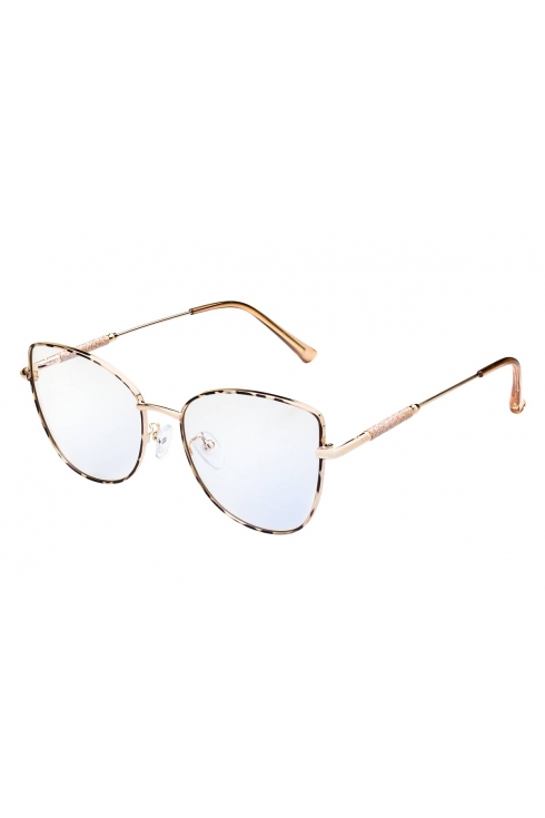 OKULARY damskie ZERÓWKI filtr BLUE LIGHT 95761 PANTERA