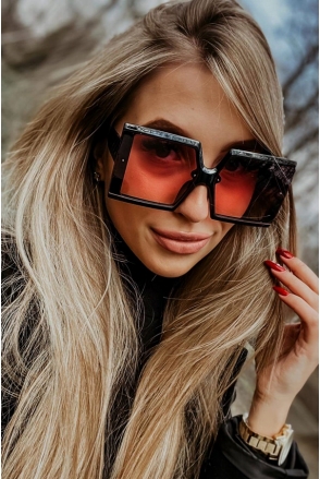 OKULARY FASHION Monita filtr Vision 7316 czarno-różowe