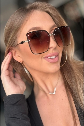 OKULARY damskie przeciwsłoneczne FASHION POKI 8009