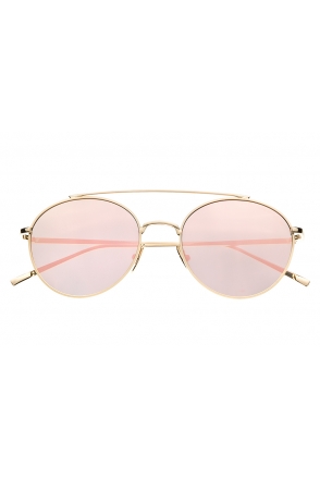 OKULARY POLARYZACYJNE lenonki FASHION MALIBOO PR11 lustra pudrowy róż