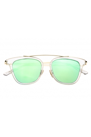 OKULARY POLARYZACYJNE damskie FASHION MALTA PR16 lustra zielone