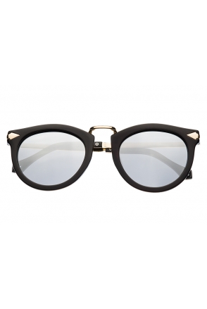 OKULARY POLARYZACYJNE NERDY FASHION ARROW LUX PR18 lustra srebrne