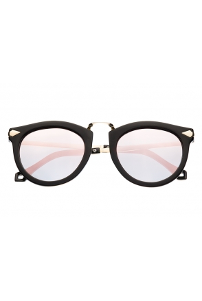 OKULARY POLARYZACYJNE NERDY FASHION ARROW LUX PR18 lustra pudrowy róż