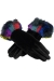 Rękawiczki damskie Welurowe Królik multicolor