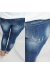 H 865 WYSOKOJAKOŚCIOWE SPODNIE jeans PRZETARCIA